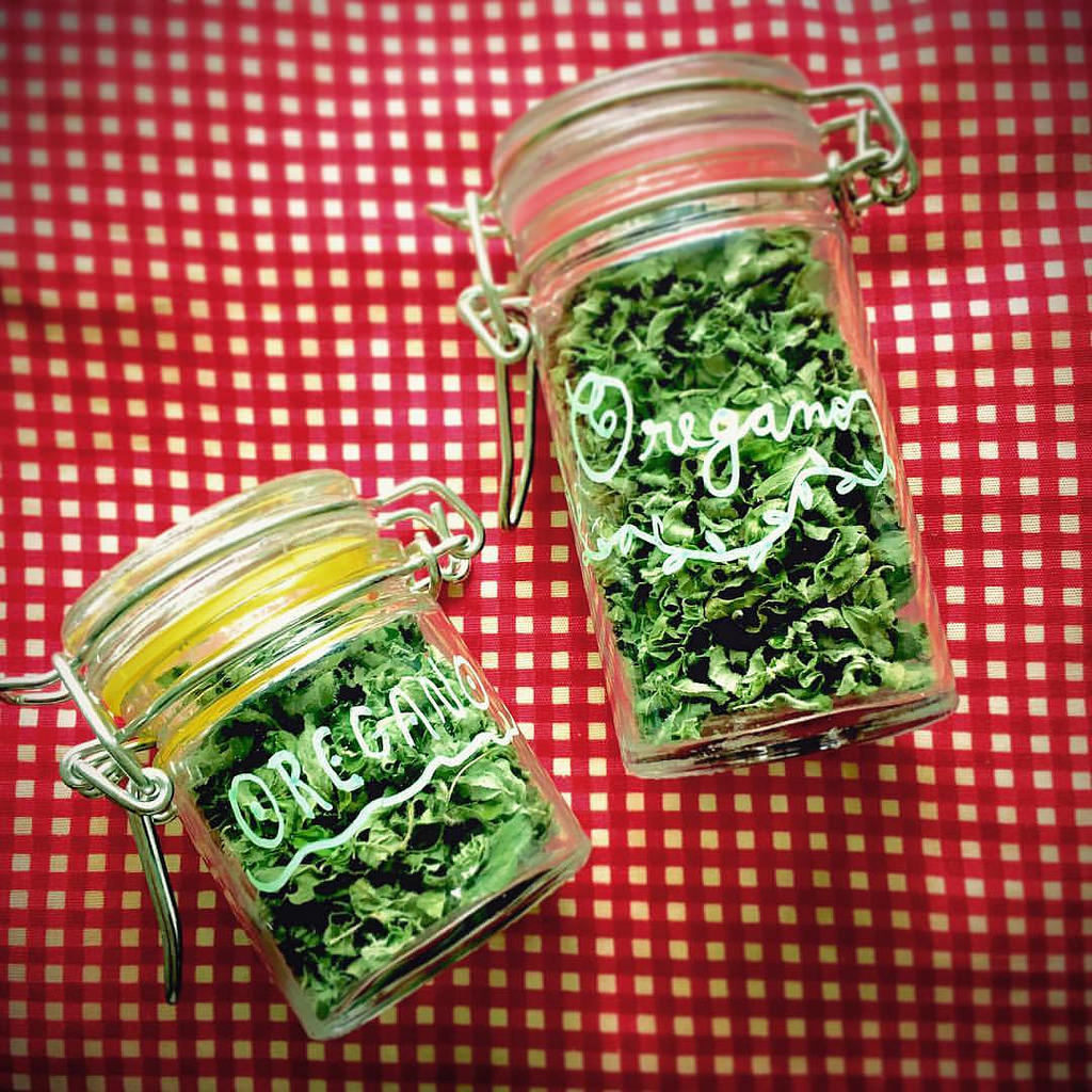 Drying herbs is super easy