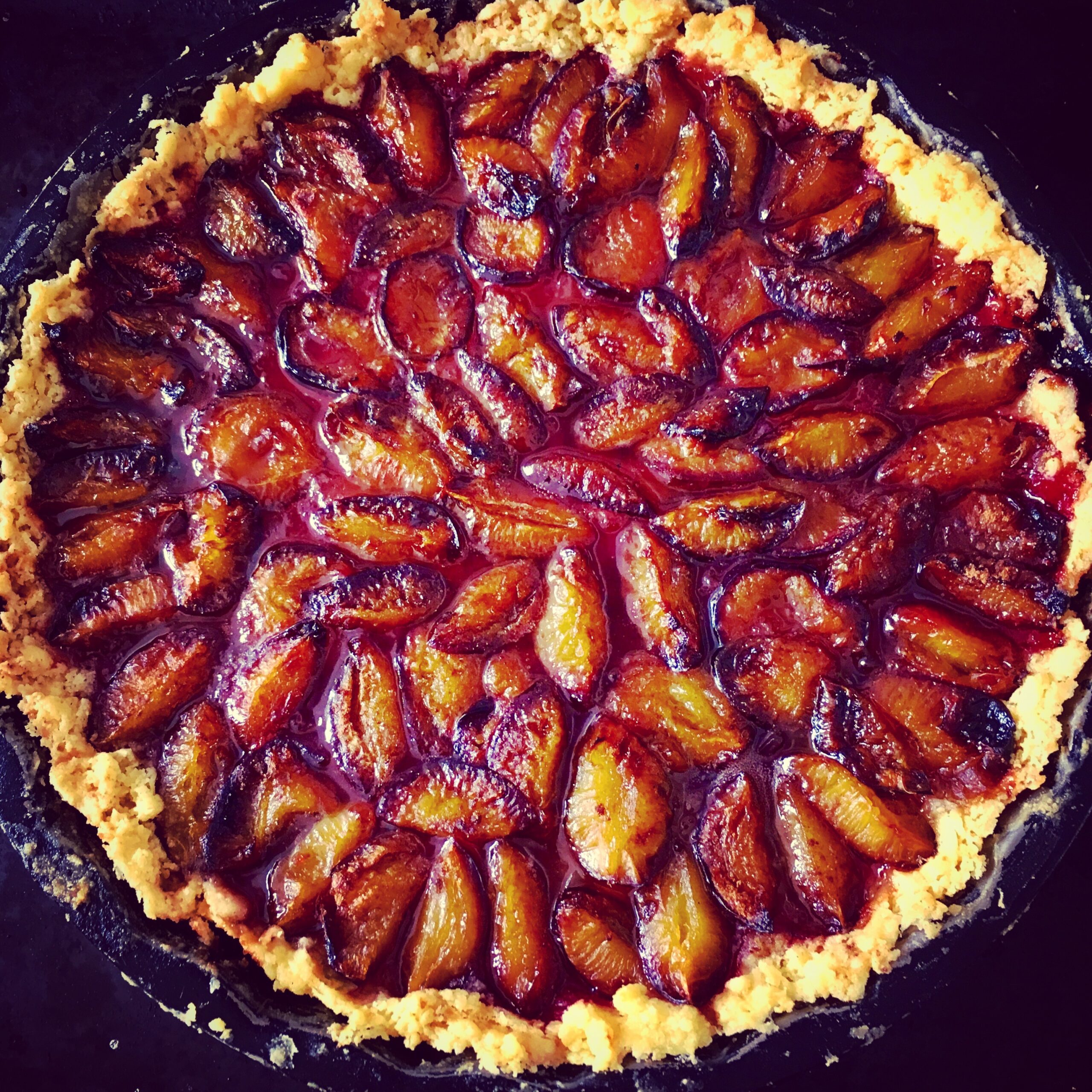Plum tart